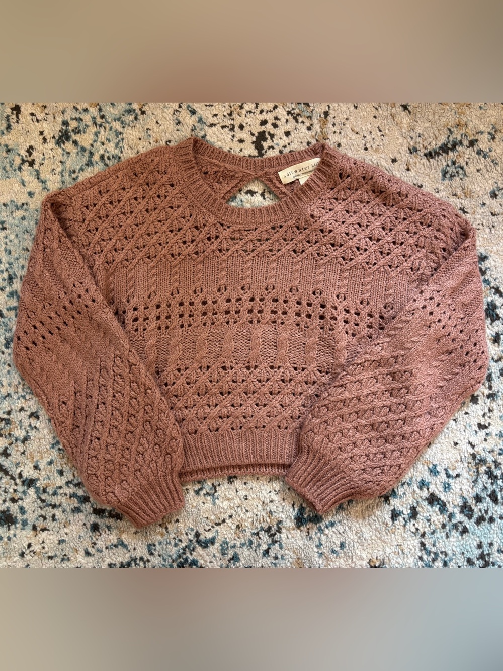 Saltwater Luxe Knit beach sweater